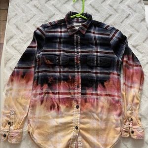 Distressed flannel